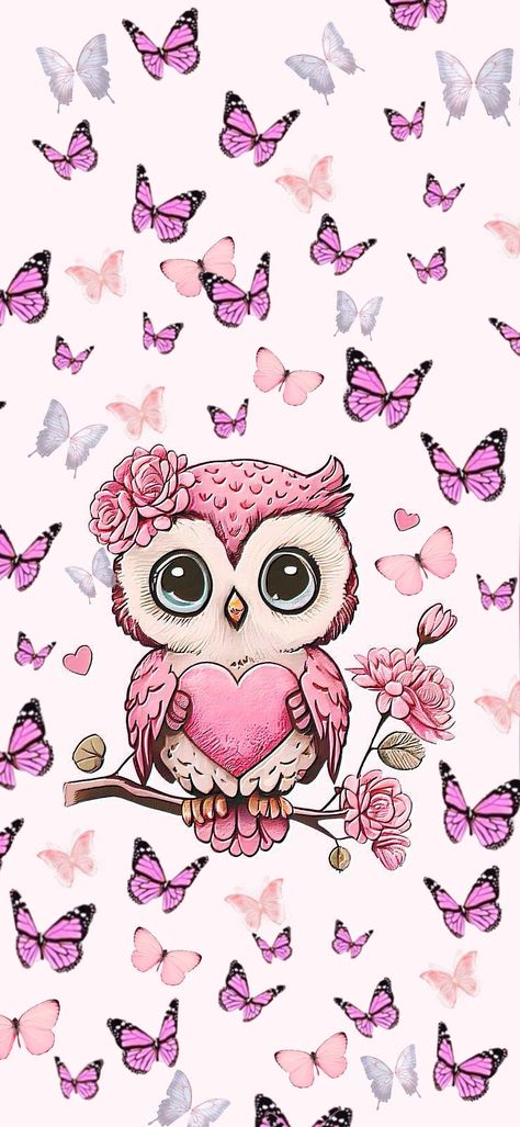 Beautiful Owl Wallpaper, Cute Owl Wallpaper Phone Wallpapers, Owl Phone Wallpaper, Owl Background Wallpapers, Owl Iphone Wallpaper, Owl Wallpaper Iphone, Owl Wallpapers, Cute Owl Cartoon, Owl Background