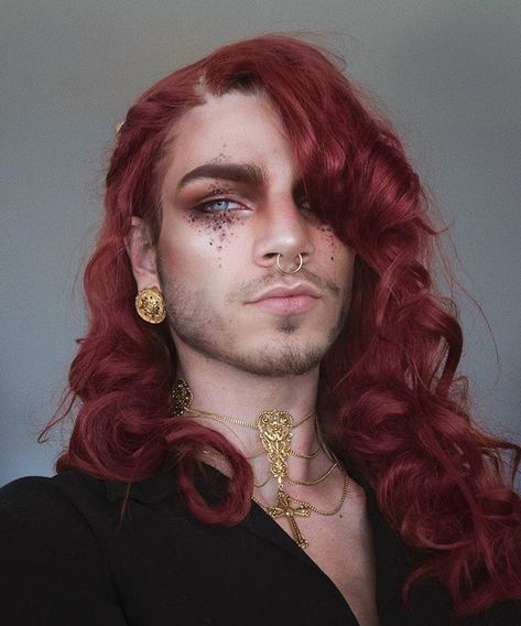 Nils Kuiper, Drag King, Male Makeup, Fantasy Hair, Goth Makeup, Book People, Jessica Rabbit, Fantasy Makeup, Hair Reference