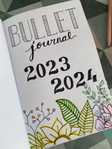 Dairy 2024 Design, Dream In Reality Valentine, 2024 Front Page Journal, 2024 Writing Design, 2024 Drawing Ideas, Premiere Page Bullet Journal, Bulett Journal Page Ideas 2024, Bullet Journal Première Page, Front Page Of Journal