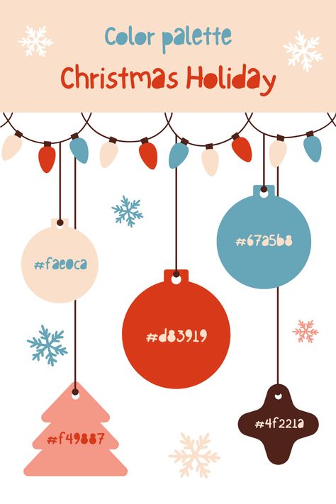 Use this customizable Blue Red Illustrative Christmas Color Palette Pinterest Pin template and find more professional designs from Canva. #red #beige #blue #Christmas #color #palette #holiday #decor #pin #pinterest #cover #promotion #inspiration #personal #personalize #canva #template Gingerbread Color Palette, Blue Christmas Color Palette, Canvas Templates, Pinterest Cover, Christmas Color Palette, Pin Templates, Pin Template, Real Magic, Photo Collage Maker