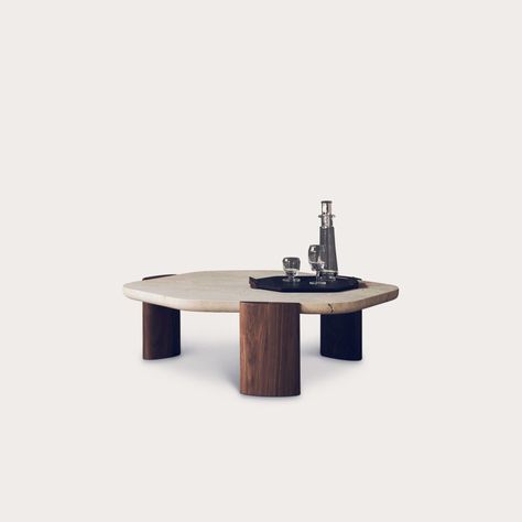 Avenue Road - LOB The Lob, Christophe Delcourt, Travertine Marble, Coffee Table Rectangle, Sculptural Object, Low Table, Contemporary Furniture Design, Bespoke Kitchens, Low Tables