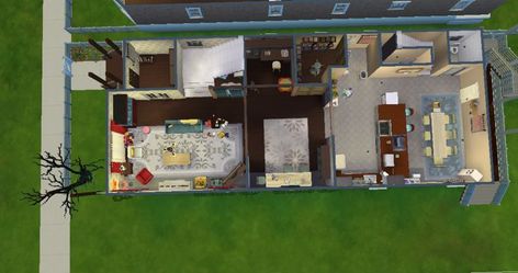 Shameless House, Gallagher House, Shameless Tv Show, Sims 4 House Plans, House Floor Design, Sims Building, Sims House Plans, Sims House Design, House Design Photos