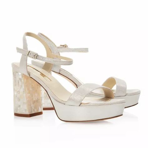 Rose Signature, Pearl Heels, Pearl Clutch Bag, Wedding Shoes Platform, Designer Wedding Shoes, Chunky Platform Sandals, Jeweled Heels, Luxury Clutch, Rose Shoes