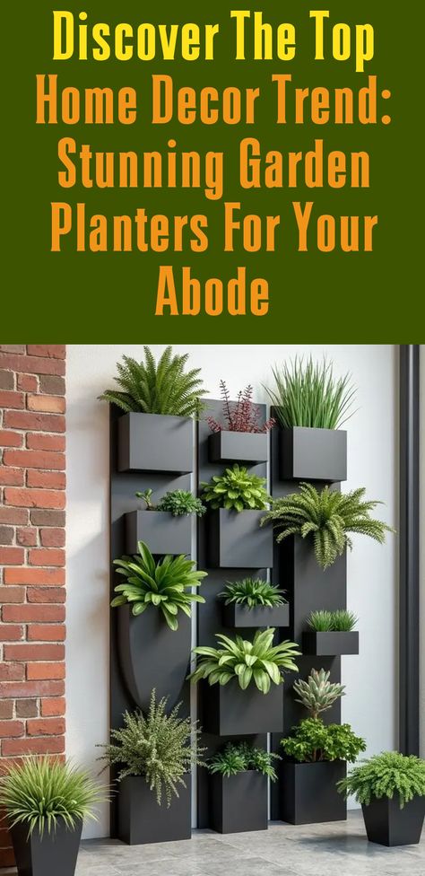 Discover 20 stylish garden planters to elevate your home's aesthetic and create a beautiful outdoor living space. Oversized Planters, Beautiful Outdoor Living Spaces, Garden Nook, Geometric Planter, Resin Planters, Minimalist Garden, Glass Planter, Unique Planter, Terracotta Planter