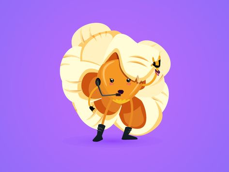 Pop-Up 2d Animation Characters, Popcorn Character, Animation Characters, Characters Design, Food Packaging Design, 2d Animation, Art And Illustration, Oprah Winfrey, Light Switch Covers