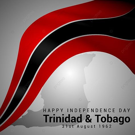 Trinidad Independence Day, Trinidad And Tobago Independence Day, Happy Independence Day Trinidad, Trinidad Independence, Banner Vector Png, Happy Symbol, Background Country, Purple Flower Background, Trinidad And Tobago Flag