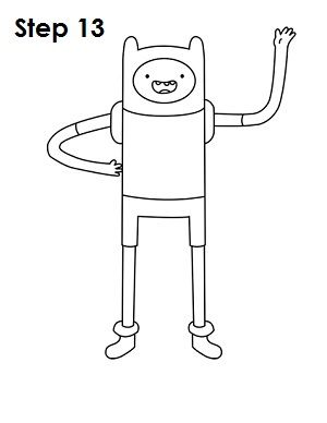 Finn The Human Drawing, Fin E Jake, Finn From Adventure Time, Finn Adventure Time, Easy Cartoon, Easy Cartoon Drawings, Adventure Time Finn, Finn The Human, Human Drawing