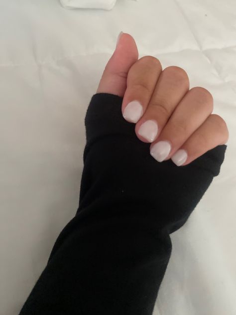 Nail inspo, short nails, acrylic, milly white Nail Inspo Short Nails, White Nails Inspo, Nail Inspo Short, Short Nails Acrylic, Nails Inspo, Nails Acrylic, White Nails, Short Nails, Nail Inspo