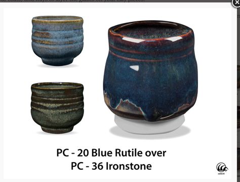 Amaco Combinations, Kiln Projects, Glazing Ceramics, Glaze Inspiration, Blue Rutile, Amaco Brent, Glazing Ideas, Clay Glaze, Glaze Combinations