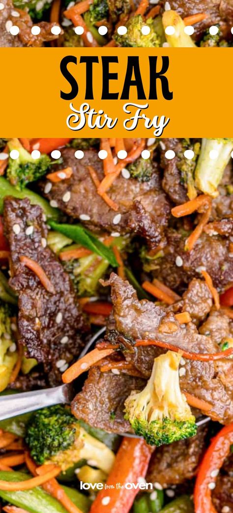 Stir Fry Recipes Steak Easy, Steak Cabbage Stir Fry, Teriyaki Sirloin Steak Recipes, Steak Tip Stir Fry Recipes, Cubed Steak Stir Fry, Steak Stirfry Recipes Easy Meals, Easy Stir Fry Recipes Beef Flank Steak, Crockpot Steak Stir Fry, Steak Rice And Veggies