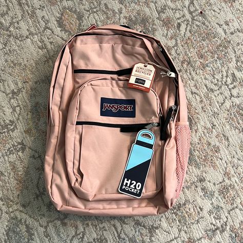 Brand New Light Pink Jansport Backpack, Still Has Tags And Had Not Been Used. Light Pink Jansport Backpacks, Pink Jansport Backpack, Black Jansport Backpacks, Black Jansport, Jansport Backpacks, Jansport Backpacks Big Student, Jansport Superbreak Backpack, Cute School Bags, Floral Backpack