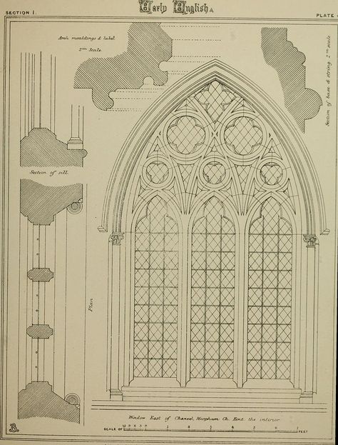 Gothic Architecture Characteristics, Gothic Windows, Door Detail, Celtic Patterns, Structure Architecture, Old Doors, Gothic Architecture, Architecture Sketch, Architecture Drawing