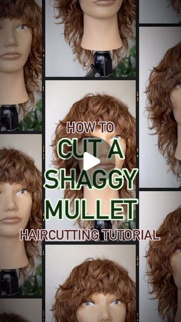 Justin Toves-Vincilione on Instagram: "How To: Shag/Mullet - Haircut Tutorial ✂️
.
Here’s another look into this trending haircut! Many of you have feedback regarding whether it’s a shag, a mullet or…neither!? 
.
To me, this is a shorter, exaggerated & more blunt version of my typical layering. Paired with the natural texture of this mannequin, it looks pretty shaggy to me! 
.
Get the look with @arcscissors Paragon II 7” scissors - literally made with Super Gold Japanese Steel - perfect for blunt lines on any texture or density ✂️ use CODE JUSTIN15 for 15% off! 
.
I’d love to hear your thoughts! Leave a comment with your opinion and follow for more haircutting inspiration and education! 
.
#btconeshot2024_cutvideo #hairvideos #hairtutorials #hairideas #haircuts #haircut #haireducation #hai Femme Mullet, Shag Tutorial, Mullet Tutorial, Shag Mullet, Shaggy Mullet, Self Haircut, Short Mullet, Shaggy Short Hair, Haircut Tutorial