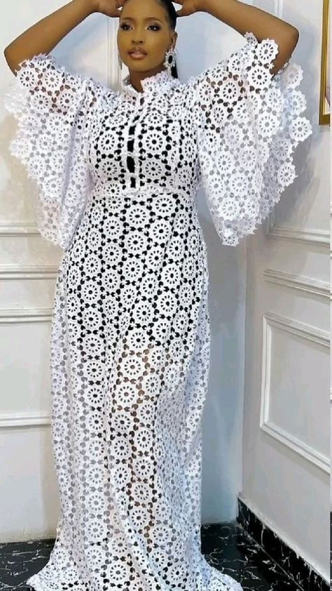 Free Lace Gowns For Women, Cord Lace Boubou Styles For Women, Lastest Style For White Cord Lace, Cord Lace Styles For Ladies 2023, White Dry Lace Gown Styles Nigerian, Cord Lace Styles For Women, Net Lace Gown Styles Nigerian, Sample Lace Gown Styles Nigeria, White Lace Boubou Styles For Women