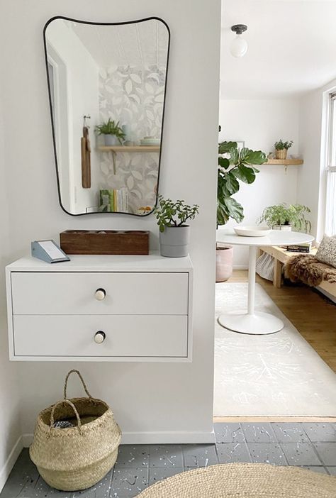 The Best IKEA Hacks of All Time Eket Ikea, Ikea Eket, Hack Ikea, Ikea Finds, Rental Kitchen, Entryway Cabinet, Best Ikea, Ikea Cabinets, Painted Floors