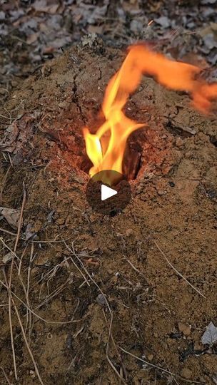 1.9M views · 21K reactions | Easy to make rocket stove or Dakota Fire Hole in a mount of dirt 🔥 #survival #bushcraft #outdoors #outdoorlife #camping #selfreliance #rocketstove #outdoorcooking #reels #wildernessskills #outdoorliving #offgrid | WoodsBound Outdoors | WoodsBound Outdoors · Original audio Rocket Stove Hot Water Heater, Rocket Stove Patio Heater, Bushcraft Fire, Tent Wood Stove, Dakota Fire Hole, Dakota Fire, Rocket Stove Sand Battery, Survival Mode, Rocket Stoves