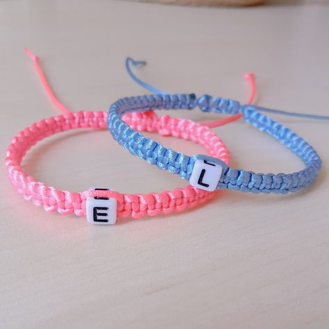 Back To School Bracelets, Bracelet With Initials, School Bracelets, Matching Couple Bracelets, Bracelets For Boyfriend, Custom Matches, Bracelet Initial, Couple Bracelet, Bracelet Couple