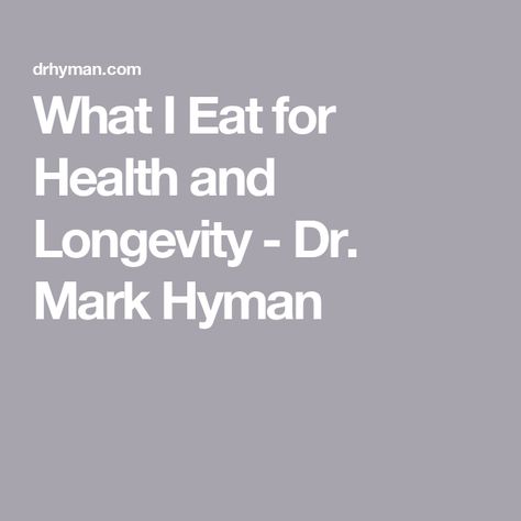 What I Eat for Health and Longevity - Dr. Mark Hyman Breakfast Shakes Protein, Dr Hyman, Eat For Health, Dr Mark Hyman, Mark Hyman, Personalized Medicine, Toasted Pumpkin Seeds, Gut Microbiota, Muscle Protein