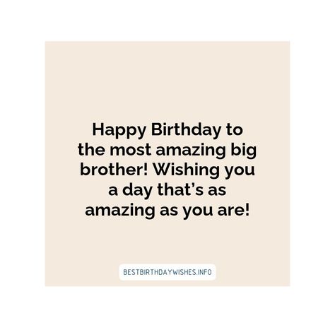 Big Brother Quotes, Wishes For Daughter, Birthday Wishes For Daughter, Instagram Bio Quotes, Brother Quotes, Happy Birthday Dear, Brother Birthday, My Wish For You, Being A Mom