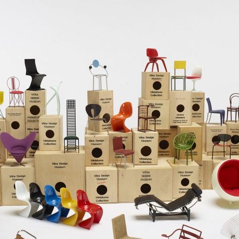 51 Iconic Design Objects from Mid-Century, Postmodern, and Contemporary Designers Vitra Miniature, Classic Chair Design, Massimo Vignelli, Vitra Design Museum, 3d Modeling Tutorial, Miniature Chair, Vitra Design, Norman Foster, Charles Rennie Mackintosh