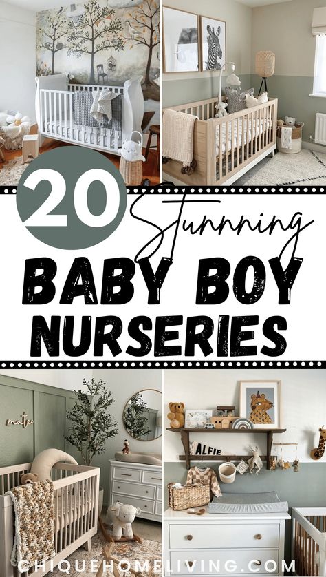 20 Super Cute Baby Boy Nursery Ideas 43 20 Super Cute Baby Boy Nursery Ideas Cute Baby Boy Nursery, Baby Boy Nursery Room Design, Modern Baby Boy Nursery, Neutral Boy Nursery, Nursery Room Diy, Baby Boy Nursery Ideas, 2nd Pregnancy, Boy Nursery Ideas, Small Room Nursery