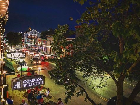 Just another night in Mainstrasse Village, in Covington, KY. Nice Neighborhood, Best Fish And Chips, Covington Ky, German Architecture, Downtown Cincinnati, Cool Restaurant, Best Bars, Dream Cottage, Architecture Old