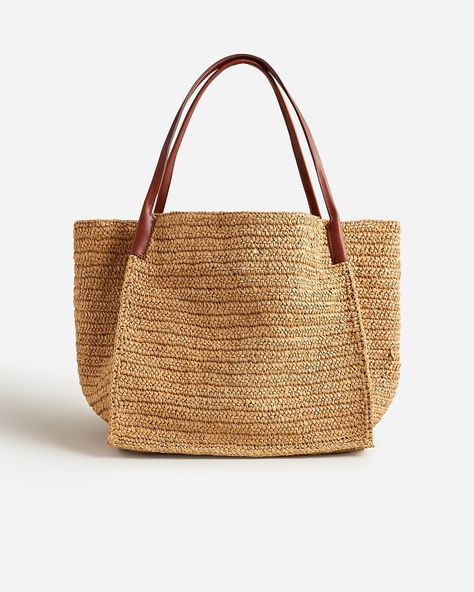 Shop for the Large hand-knotted packable tote bag for women. Find the best selection of women womens-categories-accessories-bags-straw available in-stores and on line. Summer Tote Bag, Big Tote Bags, Bahamas Vacation, Jute Tote Bags, Summer Tote Bags, Summer Tote, Jcrew Collection, Raffia Bag, Boho Bags