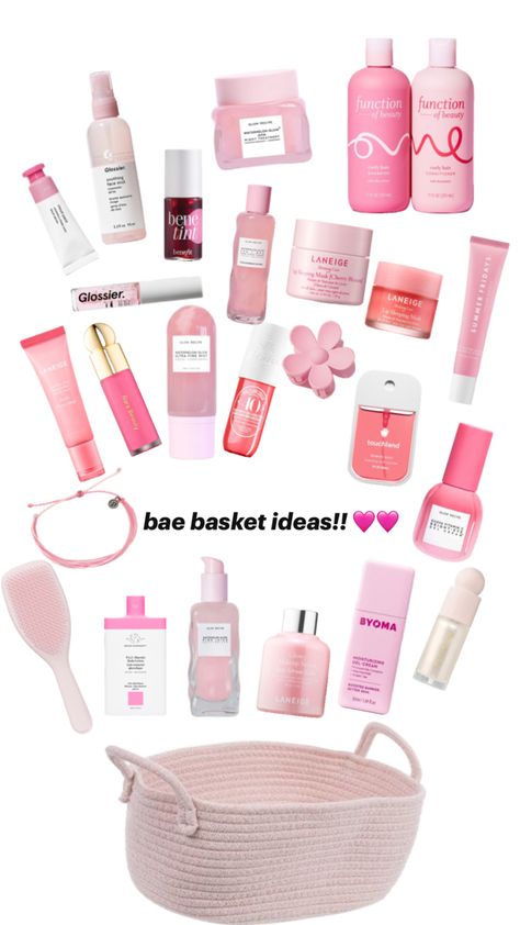 ideas for bae baskets to give to your baes 🩷🩷🩷 Baskets, Skin Care, Skin