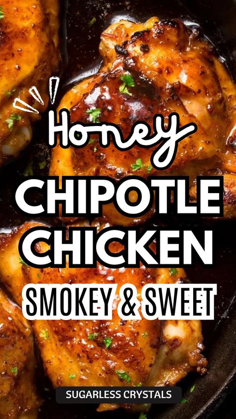 Honey Chipotle Chicken Quesadilla, Copycat Chilis Honey Chipotle Chicken, Honey Chipotle Chicken Marinade, Honey Chipotle Chicken Rice Bowl, Cajun Honey Chicken, Chili Honey Chicken, Hot Honey Chicken Thighs, Healthy Fakeaway, Honey Chipotle Chicken Tacos