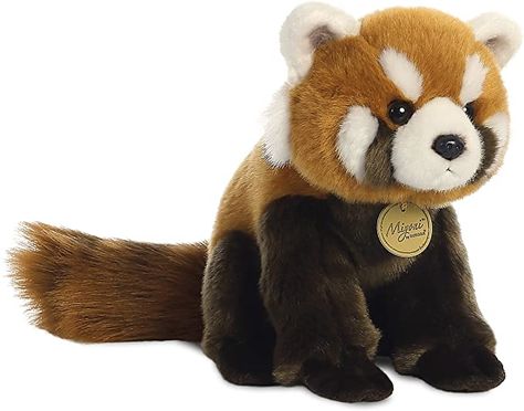 Red Panda Plush, Panda Stuffed Animal, Realistic Stuffed Animals, Panda Plush, Panda Eyes, Red Pandas, Animal Help, Cute Stuffed Animals, Red Panda