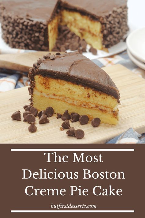 Boston Crème Cake, Boston Crème Pie, Boston Creme Cake, Boston Cream Pie Cake, Boston Creme Pie, Boston Cream Pie Recipe, Boston Cream Donut, Creme Filling, Creme Pie