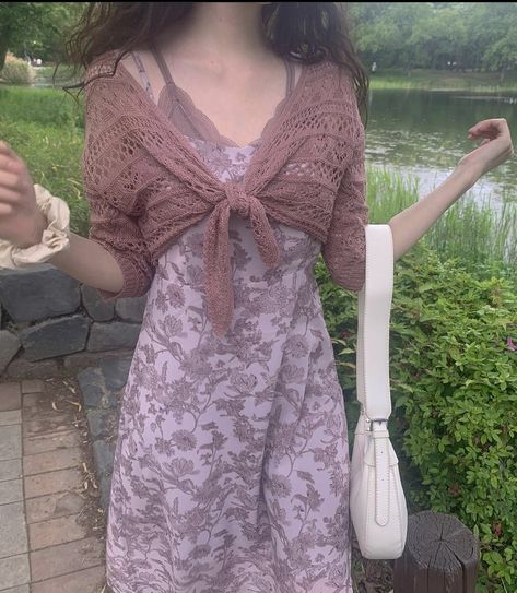 Lavender Outfits, Purple Cottagecore, Cottagecore Outfit, Estilo Hippie, Swaggy Outfits, Dream Clothes, Looks Vintage, Aesthetic Outfits, Modest Outfits