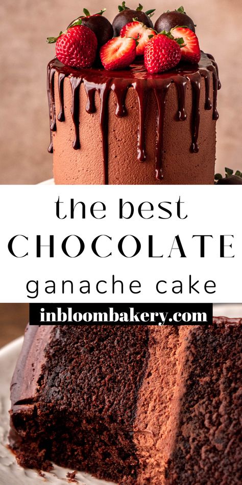 Chocolate Cake With Whipped Ganache, Dark Chocolate Truffle Cake, Ganache Pie Recipe, Best Chocolate Ganache Cake, Chocolate Cake Ganache Frosting, Moist Chocolate Ganache Cake, Mini Chocolate Ganache Cake, Chocolate Cake With Fruit Filling, 6inch Chocolate Cake