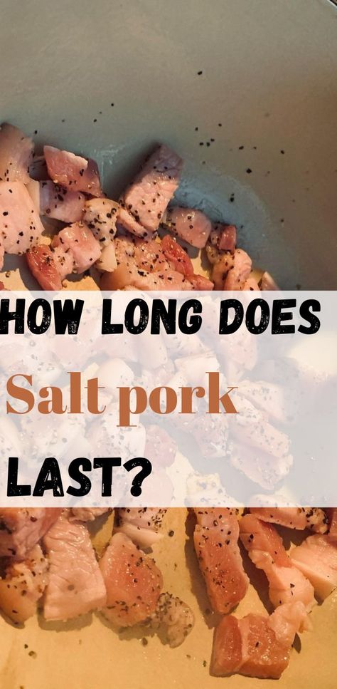 Salt pork Recipes With Salt Pork, Salt Pork How To Cook, Salt Pork Recipes, Brining Meat, Salt Brine, Canning Salt, Salt Pork, Pork Belly Recipes, Cooked Cabbage