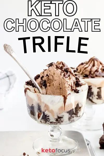 Keto Chocolate Trifle Keto Chocolate Drizzle, Keto Trifle Desserts, Paleo Trifle, Keto Trifle, Chocolate Cake Pudding, Zucchini Tortillas, Chocolate Trifle Recipe, Chocolate Trifle Desserts, Brownie Truffle Bowl Trifle Desserts