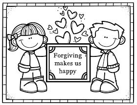 I can Forgive Others Primary Lesson Helps (Primary 2 Lesson 40) Forgiving Others Craft, Forgiveness Coloring Page, Forgiveness Sunday School Craft, Forgiveness Activities For Kids, Forgiveness Craft For Kids, Forgiveness Crafts Sunday School, Forgiveness Craft, Forgiveness Lesson, Sunbeam Lessons