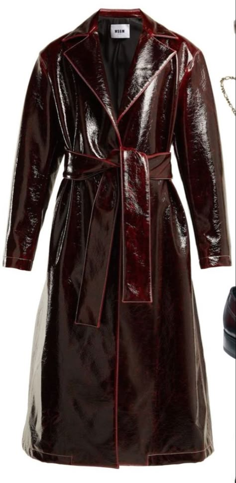 Patent Trench Coats, Vinyl Coat, Vetements Shoes, Best Leather, Leather Trench, Looks Vintage, Dream Clothes, Trench Coats, Dream Wardrobe