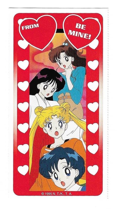 Sailor Moon Valentines, 00s Nostalgia, Secret Valentine, Moon Vintage, Vintage Sailor, Paper Stuff, Valentines Printables Free, Valentine Cards, Vintage Valentines