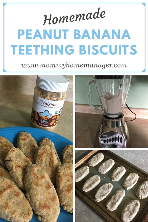 Homemade Baby Snacks, Teething Biscuits, Try New Foods, Diy Baby Food, Baby Led Weaning Recipes, Peanut Recipes, Weaning Recipes, Baby Snacks, Homemade Baby Foods