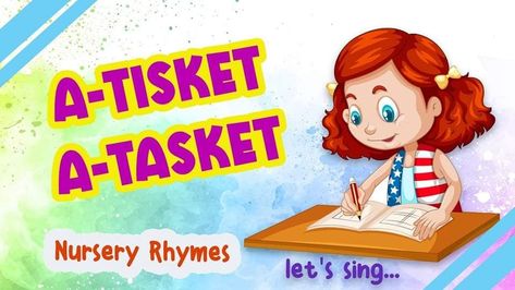 A-Tisket, A-Tasket is a traditional American nursery rhyme. Preschool Activities, Preschool Learning, Nursery Rhymes, Kids Songs, kids karaoke A Tisket A Tasket Nursery Rhyme, American Nursery, Short Songs, A Tisket A Tasket, Preschool Teachers, Songs For Kids, Primary Education, Activities Preschool, Preschool Teacher