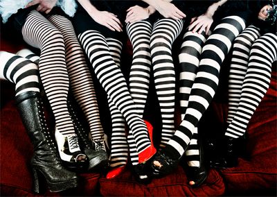 stripes Funky Tights, Striped Stockings, Striped Tights, I'm With The Band, Mall Goth, New Age, Pretty Outfits, Fashion Inspo Outfits, Mood Board