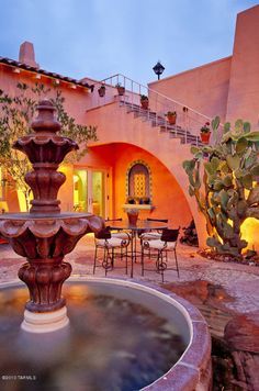 I love the design and mexican style and feel of it. Style Hacienda, Hacienda Homes, Houses In Mexico, Spanish Hacienda, Mexican Hacienda, Hacienda Style Homes, Mexico House, Mexican Home Decor, Mexican Home