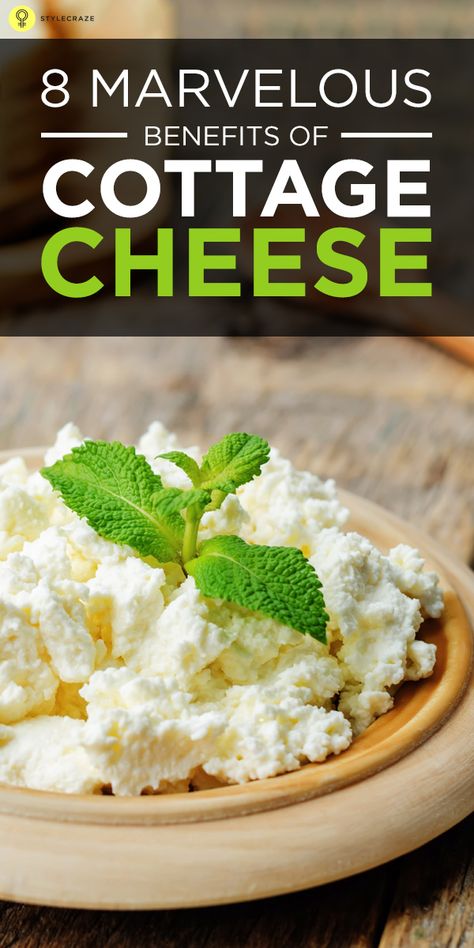 Cottage Cheese Nutrition Facts, Cottage Cheese Diet, Benefits Of Cottage Cheese, Cheese Benefits, Broccoli Nutrition, Cottage Cheese Recipes, Healthy Benefits, Eating Raw, Vegetarian Diet