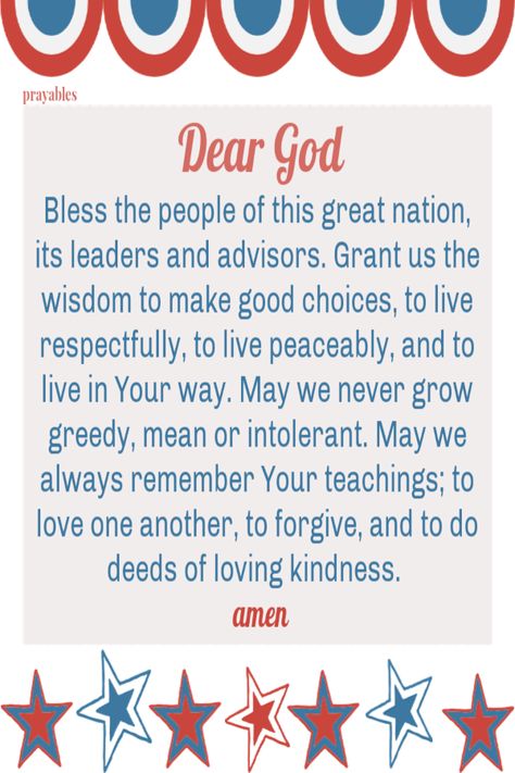 AMEN! Click pix for your FREE PRAYABLES PRINTABLE of Bible verse, Blessings, Daily Affirmations, and Inspirational quotes. Pray For Leaders, Bible Verse Blessings, Prayer For The Nation, National Day Of Prayer, America Quotes, Guidance Quotes, Prayer Ideas, Prayer For Love, Prayer For Guidance