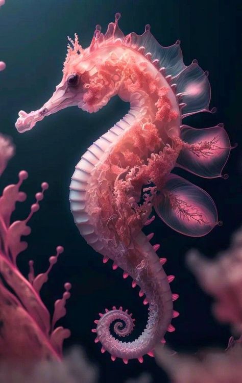 Seahorse Photography Amazing Pictures, Beautiful Deep Sea Creatures, Beautiful Ocean Creatures, Sea Animal Reference, Sea Animals References, Cool Marine Animals, Cool Ocean Animals, Deep Sea Pictures, Cute Underwater Animals