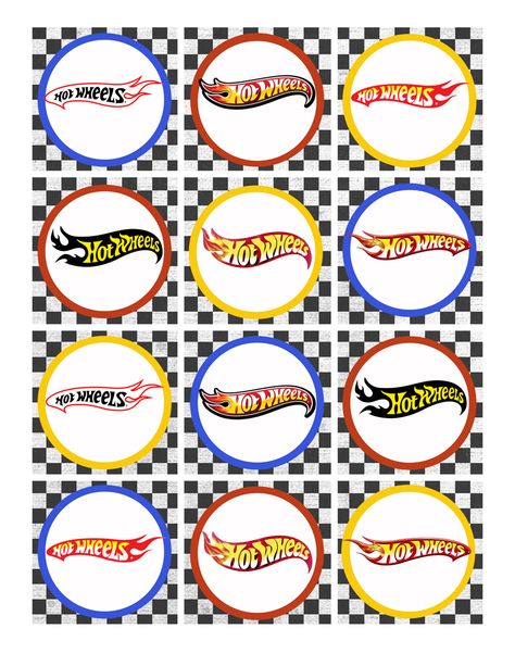 Hot Wheels Birthday Party Pack Free Printables Hot Wheel Printables, Hot Wheels Cupcakes, Bolo Hot Wheels, Auto Party, Hotwheels Birthday Party, Hot Wheels Party, Hot Wheels Birthday, Birthday Party Packs, 5th Birthday Party Ideas