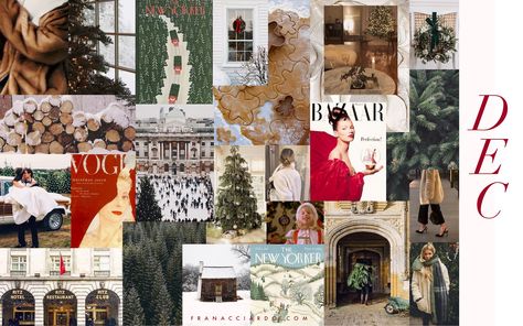 December Moodboard (Desktop Wallpaper!) Desktop Moodboard, Mac Aesthetic Wallpaper, December Goals, December Moodboard, Mac Aesthetic, Small Space Interior, December Fashion, Christmas Lockscreen, Desktop Wallpaper Macbook