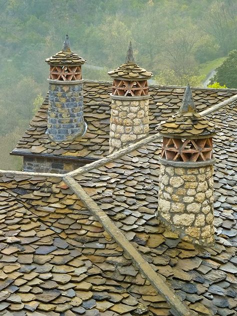 Building With Stone, Wizard Core, Chimney Design, Casa Country, Ivy House, Santiago Calatrava, France Photos, Pyrenees, Beautiful Buildings