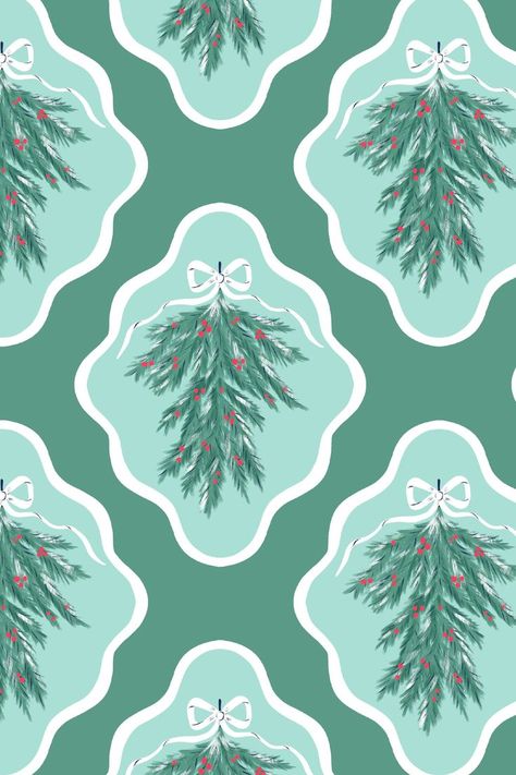 Winter Activity Aesthetic, Christmas Collages, Circus Christmas, Cute Christmas Pattern, Wallpaper Store, Pine Boughs, Dog Patterns, The Best Wallpapers, Navy Christmas