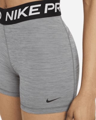 The Nike Pro 365 Shorts wrap you in stretchy fabric with Dri-FIT technology to keep you feeling supported and dry during intense workouts. This product is made with at least 50% recycled polyester fibers. Shown: Smoke Grey/Heather/Black/Black Style: CZ9831-084 Grey Nike Pros, Nike Pro Spandex Shorts, Nike Pro Shorts, Spandex Shorts, Intense Workout, Cute Shorts, Nike Pros, Grey Shorts, Black Style